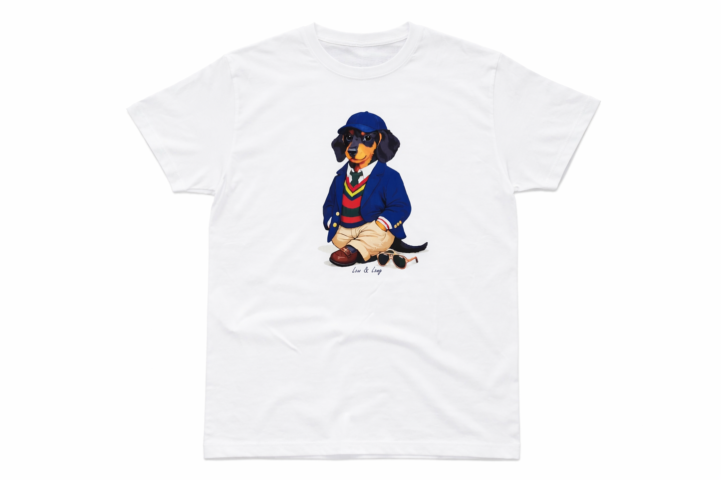Camiseta LOW&LONG – Dachshund Characters Collection