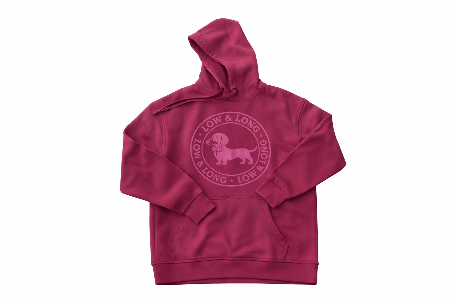 Sudadera con capucha teckel unisex adulto