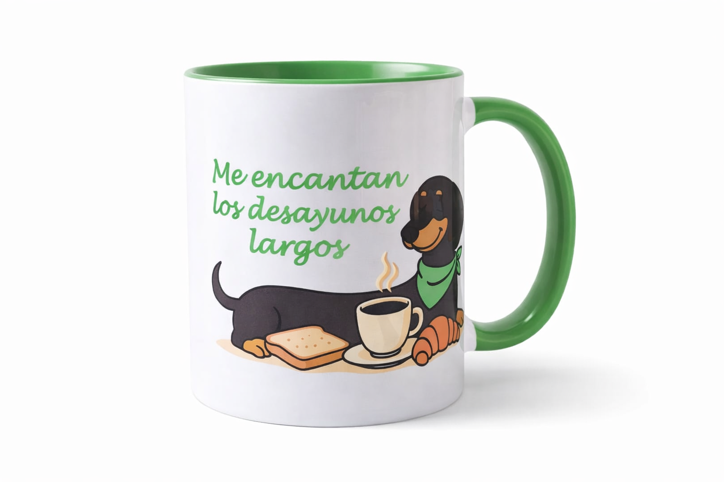 Taza de desayuno teckel