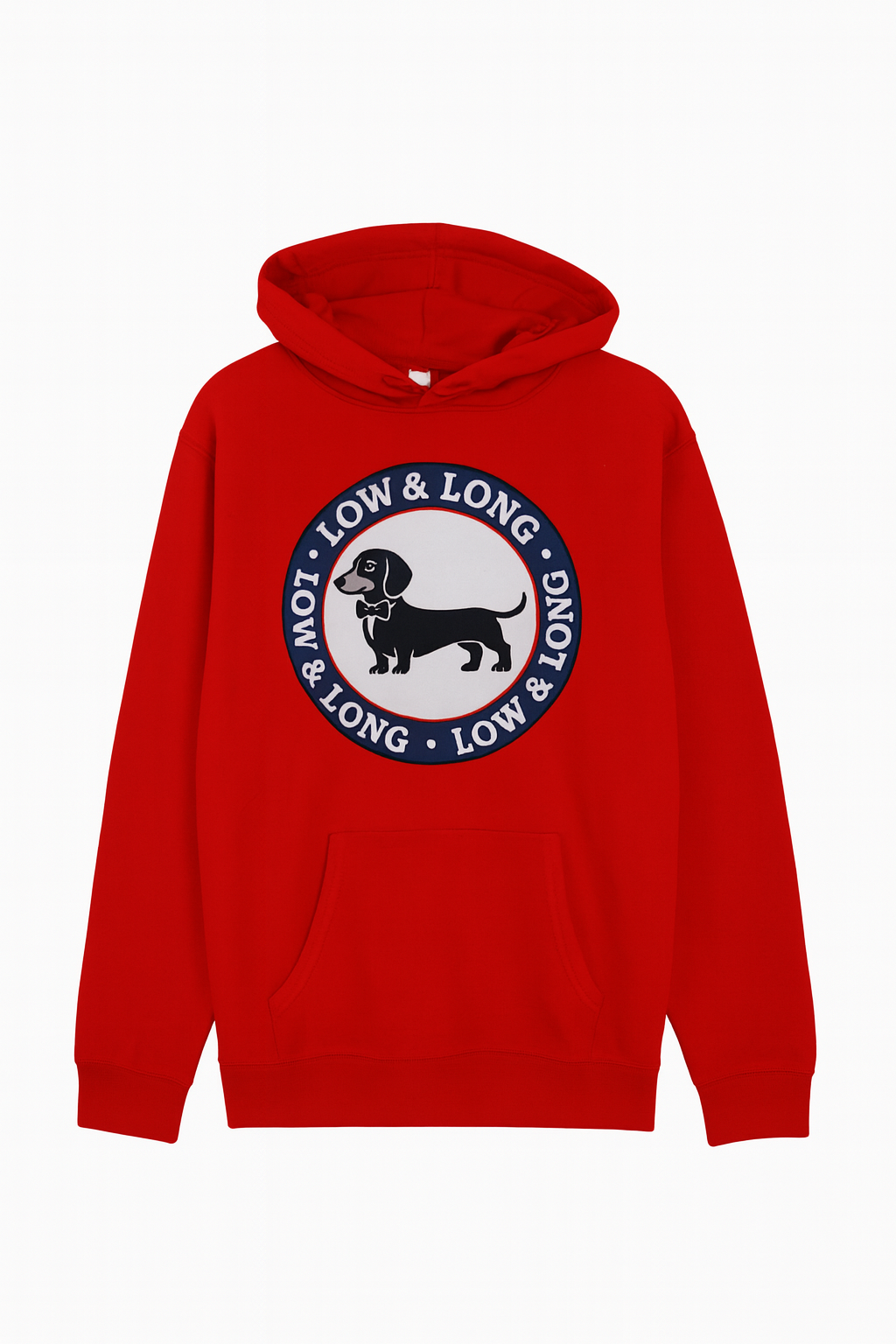 Sudadera con capucha teckel LOW&LONG infantil unisex