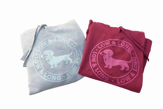 Sudadera con capucha teckel unisex adulto