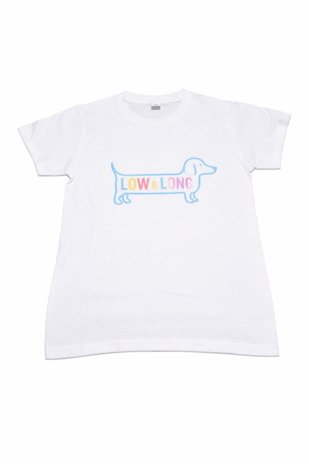 Camiseta teckel de manga corta infantil unisex LOW&LONG