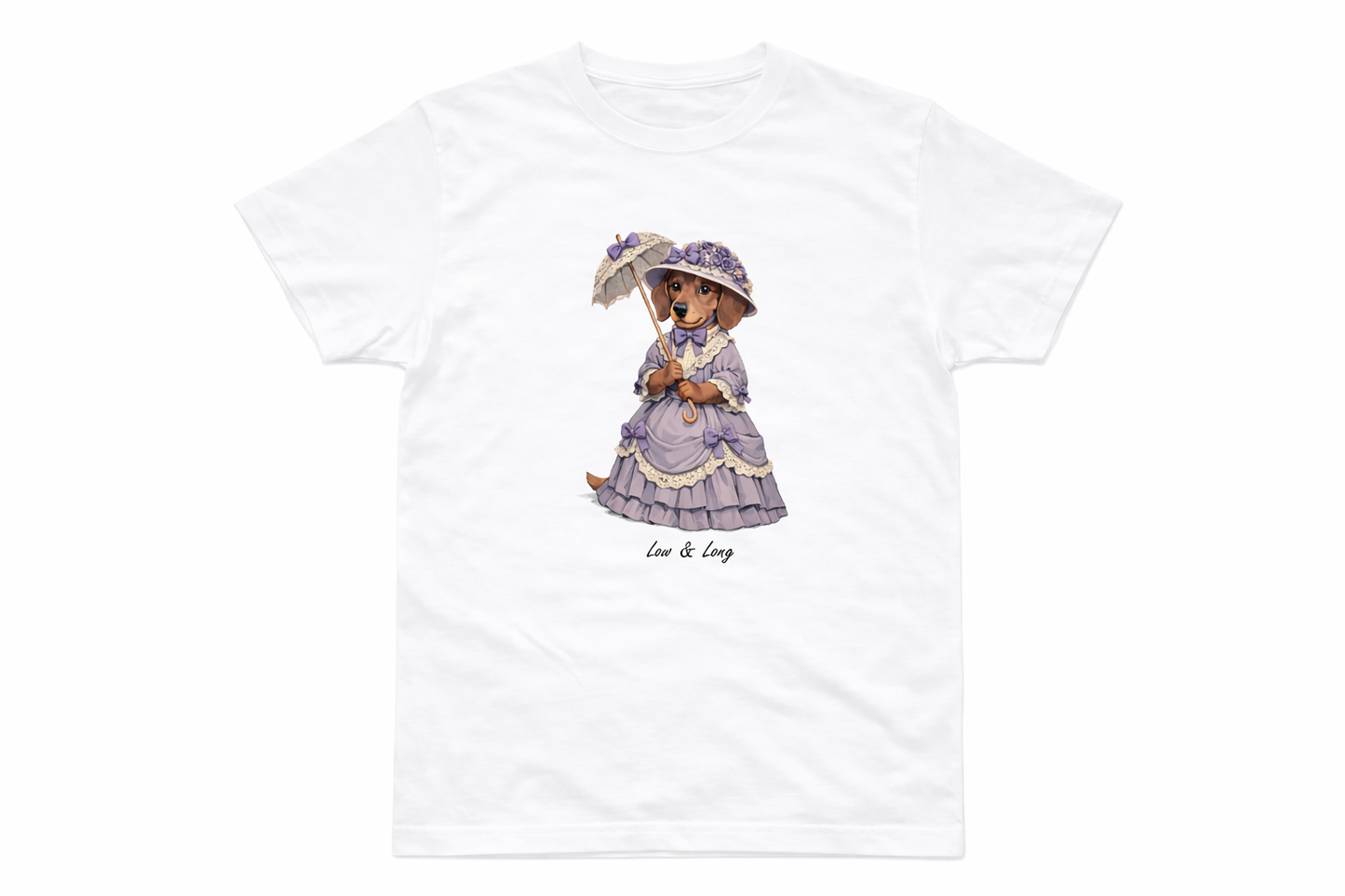 Camiseta LOW&LONG – Dachshund Characters Collection
