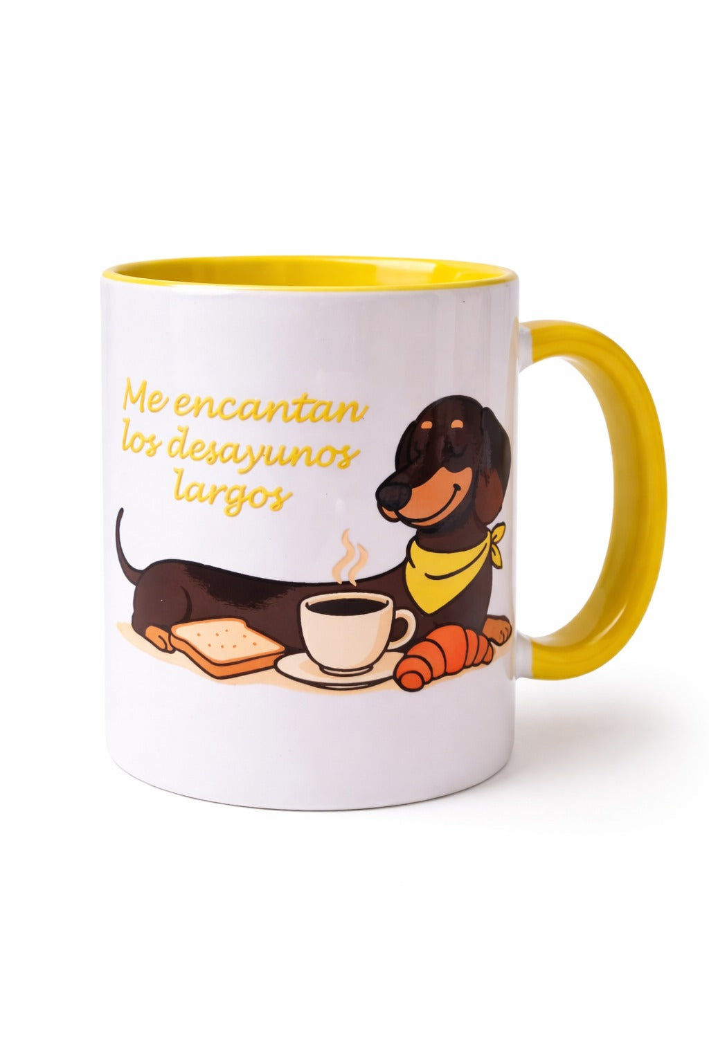 Taza de desayuno teckel