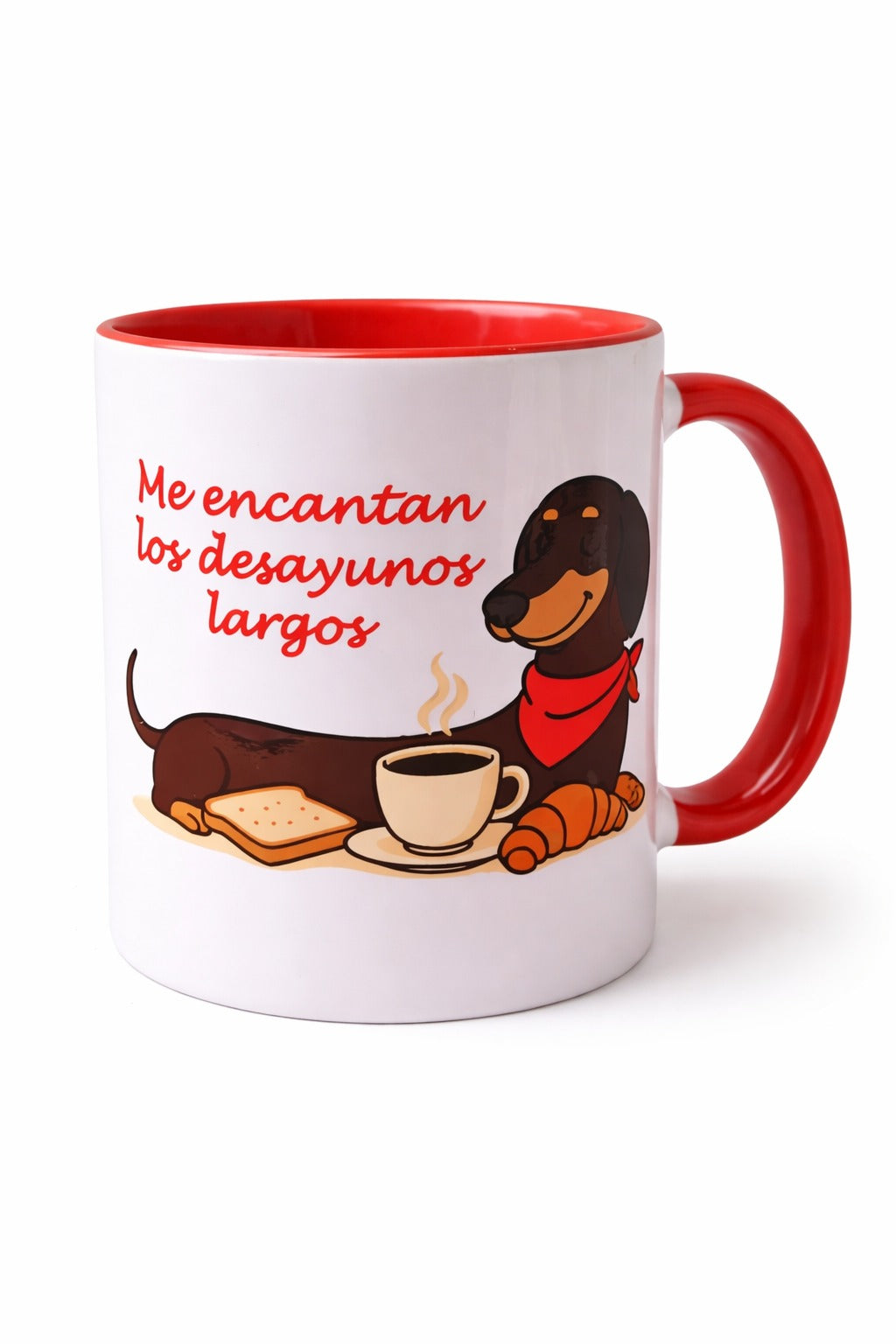 Taza de desayuno teckel
